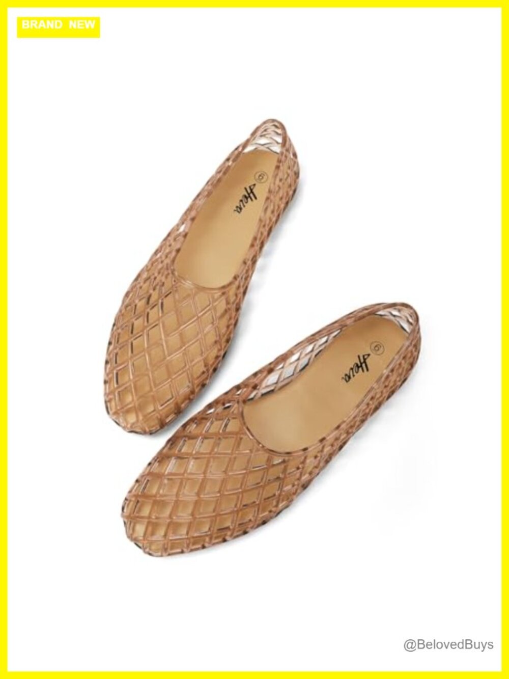 Jelly Mesh Flats Breathable Clear Hollow Shoes Summer Beach Ballet Sandals